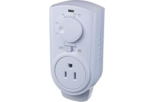 Amaze Heater TC007 Plug in Thermostat for Portable Heaters and Air Conditioners