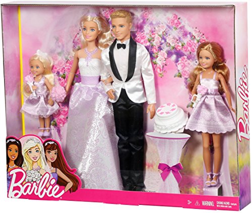barbie bride and groom set