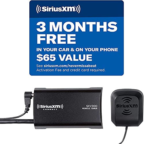 SiriusXM SXV300v1 Connect Vehicle Tuner Kit and Voxx ACAM4 Backup