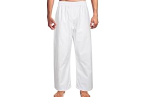 KAADUU Karate Pants, Karate Pants Men, Karate gi Pants, White Karate Pants, Training Pants Karate Trouser Adult 8oz