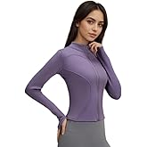 Women’s Thickened Workout Jacket Lightweight Zip Up Yoga Jacket Athletic Slim Fit Tops