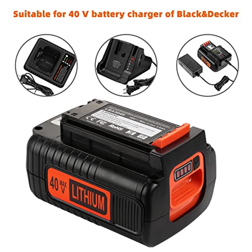 AYTXTG 3000mAh LBX2040 Replacement Black and Decker 40V Max Lithium
