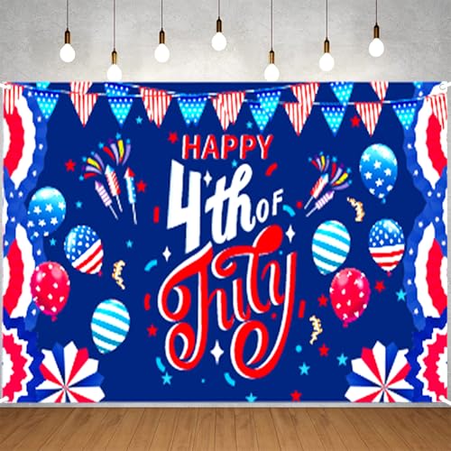 4th July Banner Independence Day Decorations Outdoor