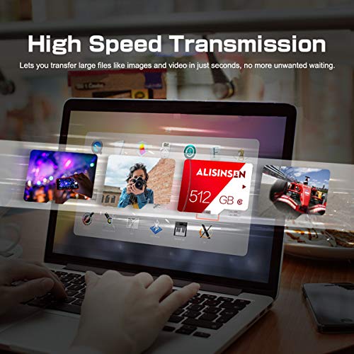 Micro SD Card 512GB TF Memory Card 512GB Micro Memory SD Card Fast