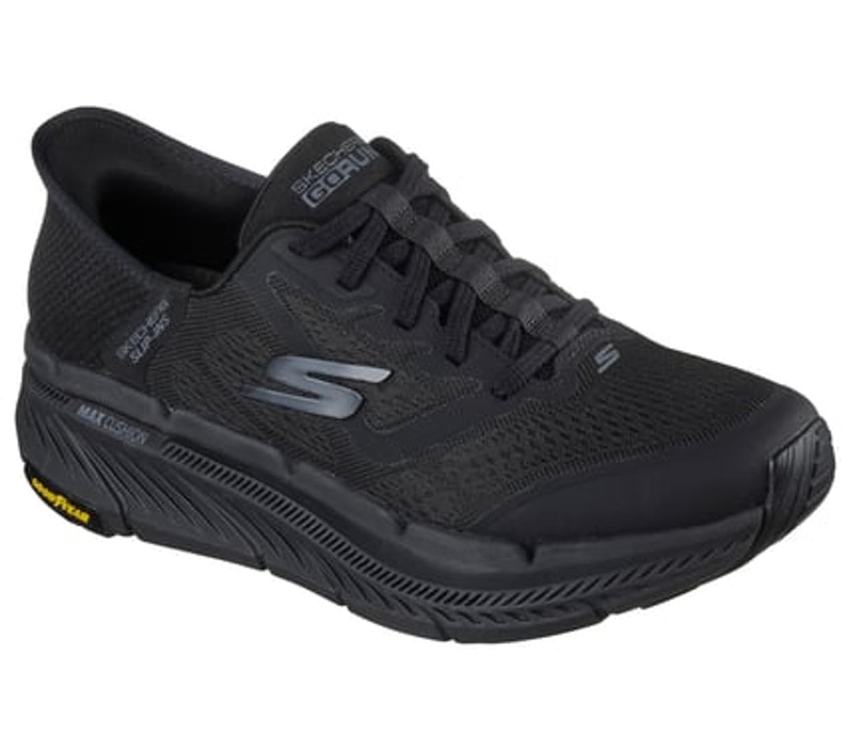 Skechers Men's Max Cushioning Premier 2.0 Ascendant II Hands Free Slip-Ins Sneaker, Black/Black, 13 X-Wide Image