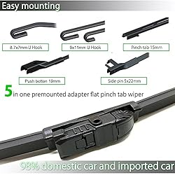 PGMARO Car Windshield Wiper Blade 26"+18"for Car