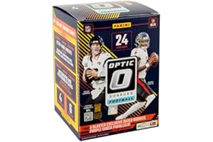 GENERIC 2024 Panini Donruss Optic Football Trading Cards Blaster Box (Purple Shock) (6 Packs/Box)
