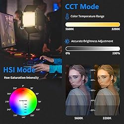 Neewer 2 Packs 660 RGB Led Light with APP
