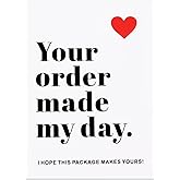 Vagocom 120Pcs Thank You Cards for Small Business, 3.9 x 2.7 Inches / 10 x 7 cm Bulk Customer Appreciation Cards for Small Business Packaging Supplies