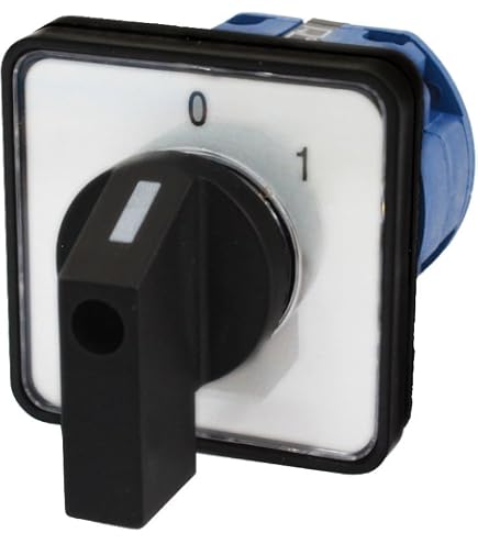 HQRP 7-Way Rotary Switch With Knob - SP7T, 8A 120V AC - 1-Pole