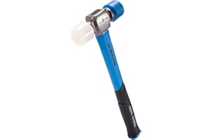 REAL STEEL Small Rubber Mallet Hammer 12 Oz Double Face Hammer Soft/Hard Graphite Core Handle (0313)