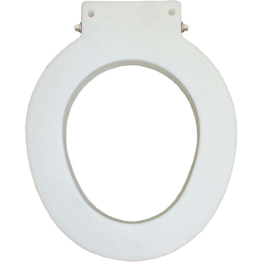Bemis MedicAid 4Inch Toilet Seat Lift Spacer, Round, White, 4LR 000