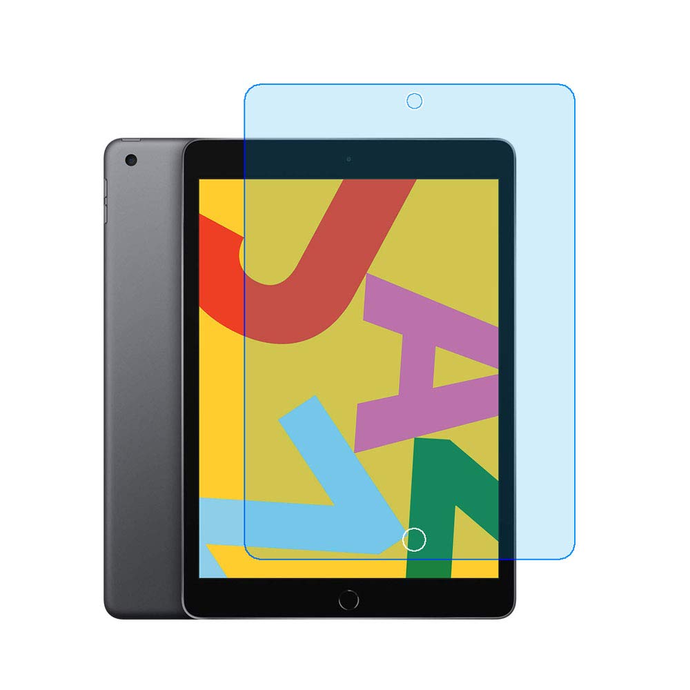 Zshion Screen Protector -Blue Light Filter Compatible for iPad 10.2 inch, 9H Hardness Tempered Glass Eye Protection Anti-Blue Light Screen Protector for iPad 10.2" (7th Gen)(2019)