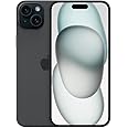 Apple iPhone 15 Plus, 256GB, Black - Unlocked (Renewed)