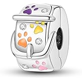 Hapour Clip Spacer Charm for Bracelet Clip Lock Stopper Bead Spacer DIY Fit European Snake Bracelet Openable 925 Sterling Silver Beads Jewelry for Women Mom