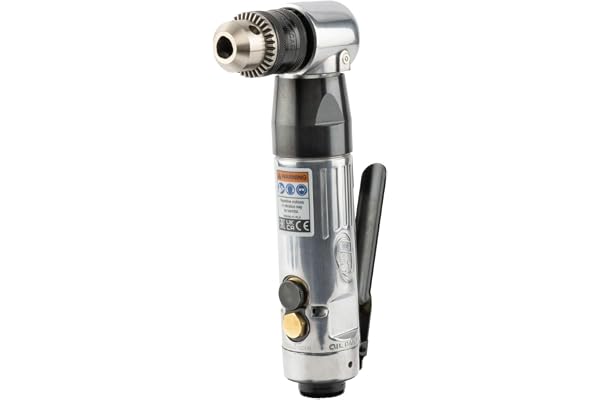 Ingersoll Rand 7807R-A 3/8" Keyed Chuck Angle Air Drill, 1800 RPM, 0.33 HP