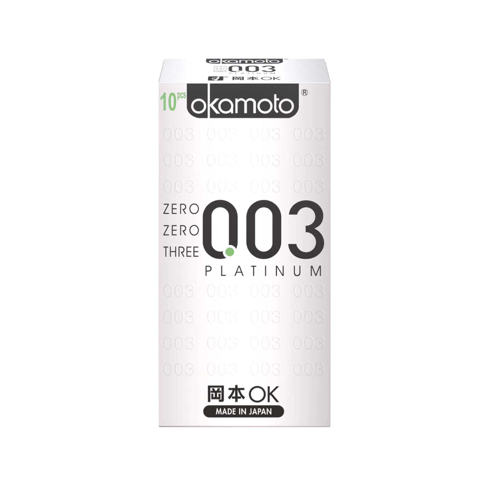 Okamoto Condom 0.03 Platinum Condoms 10p