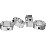 AZSSMUK 7/8" Bore Zinc Plated Shaft Collars Solid Steel Set Screws Style