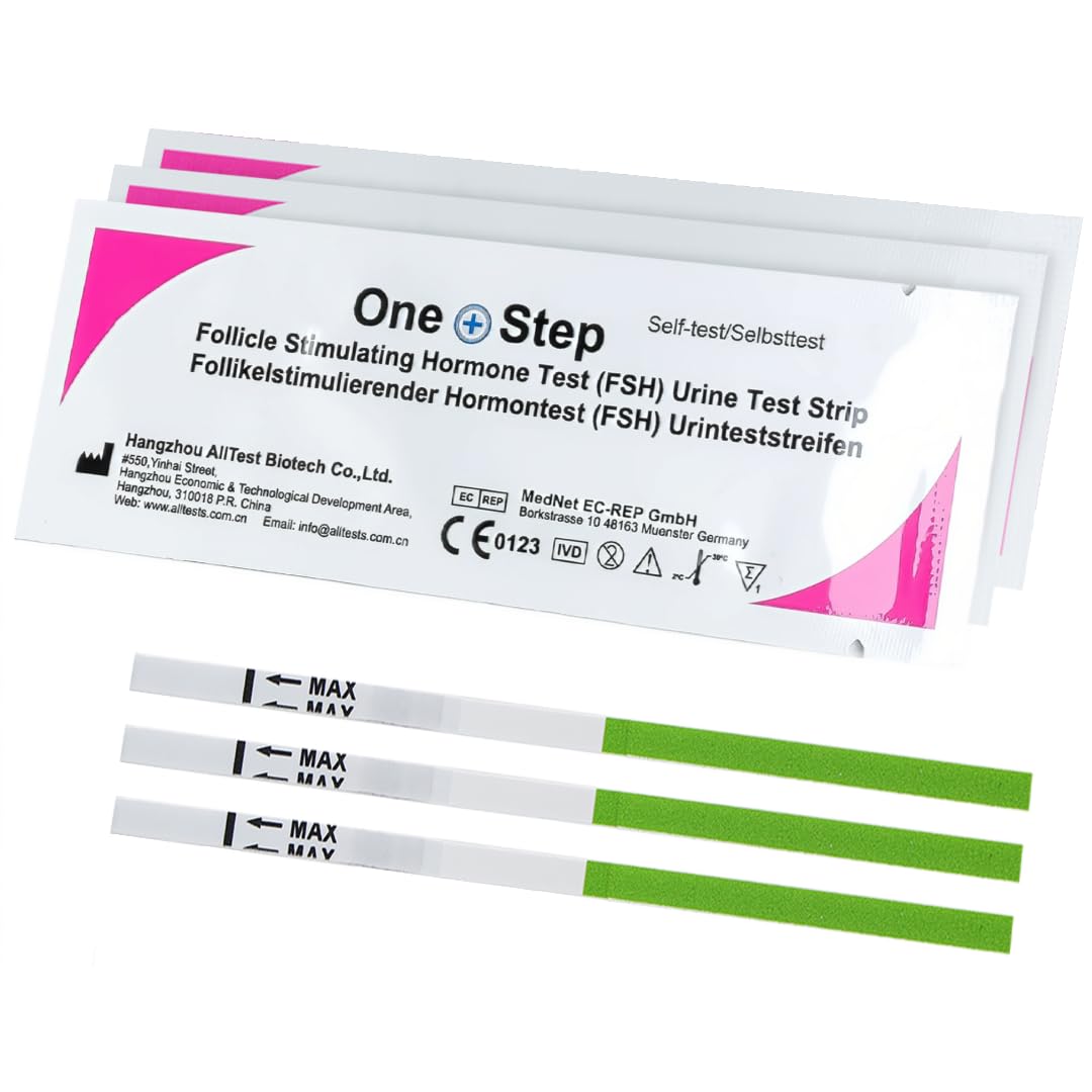 3 x Female Fertility Test Menopause Testing Kit FSH Strip Tests