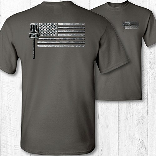 Men's American Flag Disc Golf Shirt