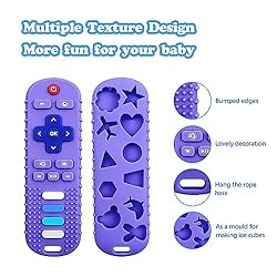 ROBBEAR Baby Teething Toys, Food Grade Silicone