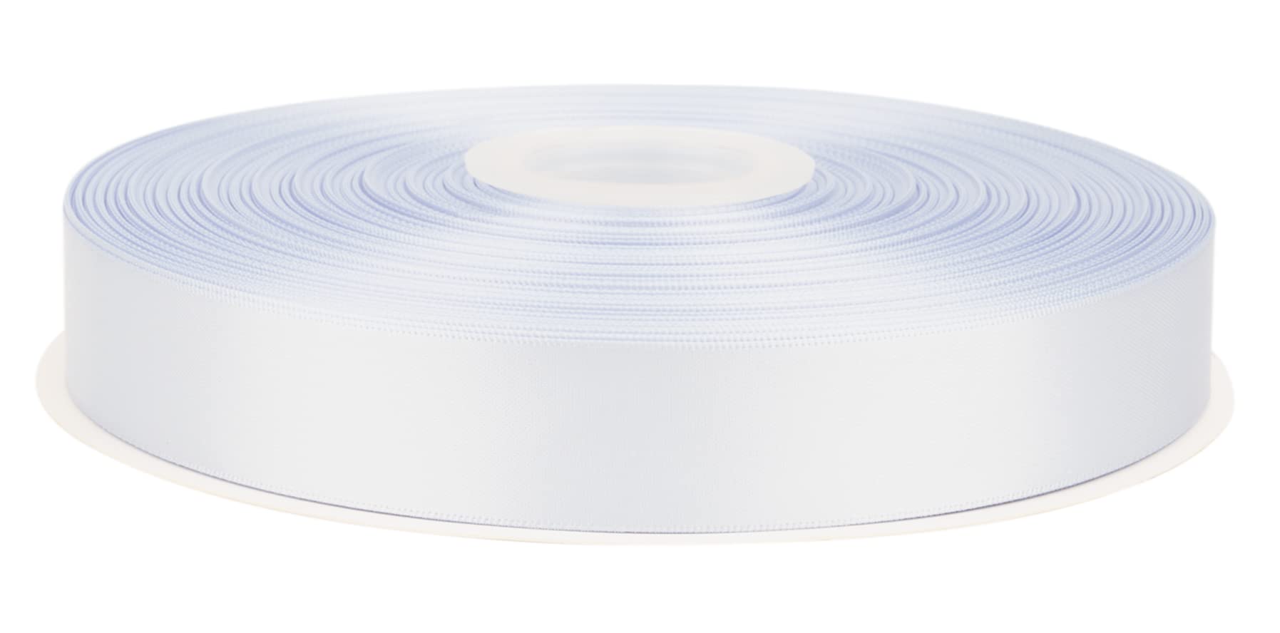 Fondersy 91 Meters Bluebell Double Faced Satin Ribbon - 25mm Width for Wedding, Gift Wrapping, Floral Arrangement and Crafts