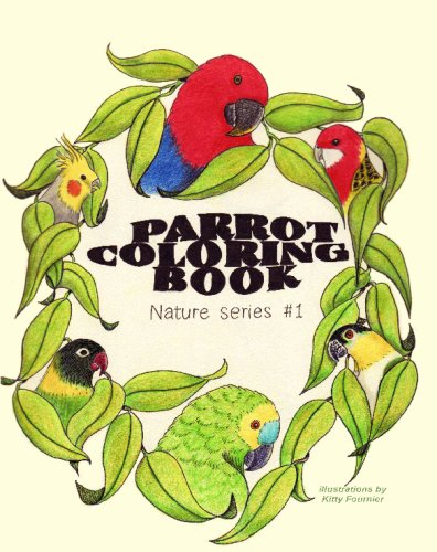 Parrot Coloring Book: Nature Series
