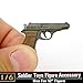 1/6 Scale Weapon Model Automatic Pistol Walther PPK Gun F 12