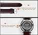 Aposon Men's Classic Quartz Wrist Watch,Roman Numeral Business Watch Casual Analog Watches Waterproof with Leather Band - Brown