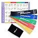 Timberbrother Resistance Loop Bands - Exercise Bands Set of 5 for Crossfit Workout and Physical Training (Standard)