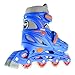 Crazy Skates 148 Kids Adjustable Inline Skate - Adjusts 4 Sizes (148BO)