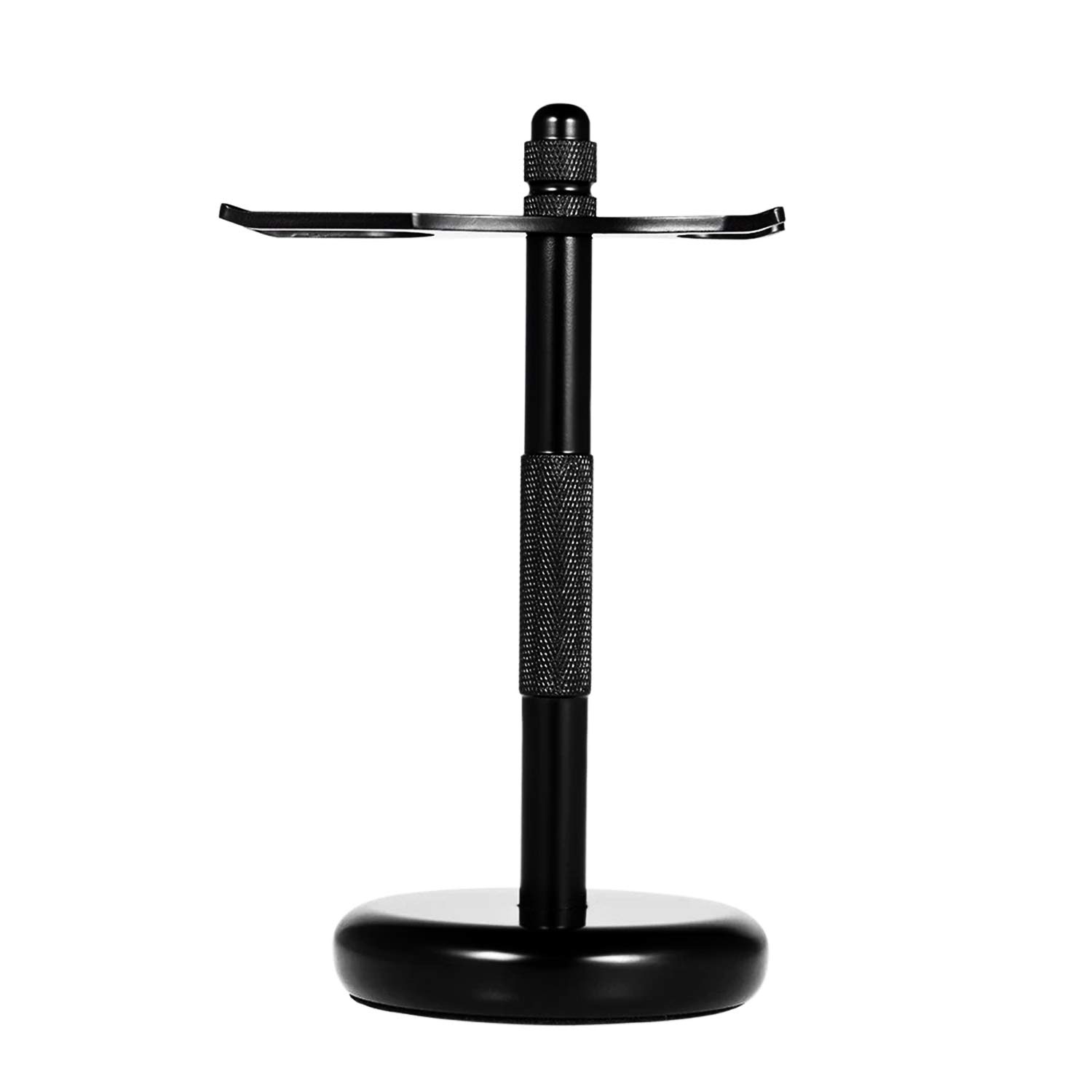 Makidar Razor and Brush Stand Stainless Steel Shaver Stand (Black)