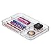 iDesign Rain BPA-Free Plastic Divided Makeup and Cosmetic Organizer Tray for Bathroom, Countertop, Vanity - Medium, 6 Compartment, Clear