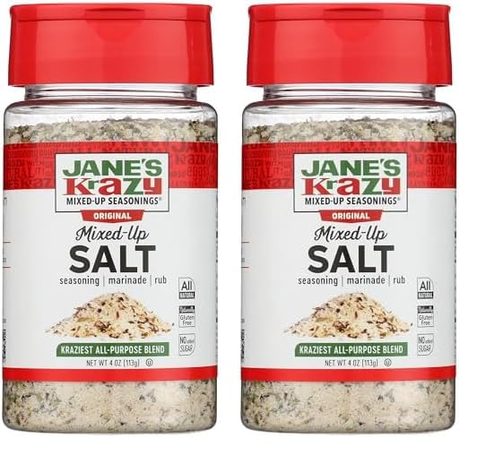 Jane’s Krazy Mixed Up Salt, 4 Ounce (Pack of 2)
