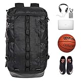 TRAILKICKER Basketball Backpack, Sports Backpack with Laptop Compartment, Best for Soccer, Gym, Football & Volleyball with Ball Compartment