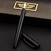 erofa HERO Matte Black Fountain Pen, Ripple Mark Iridium Fine Nib Point with Luxury Gift Box