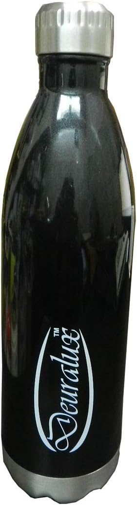 Deuralux 1 Liter (1000 ml) Hot and Cold, Thermosteel Flask (with Inner Copper Coating), Multicolour