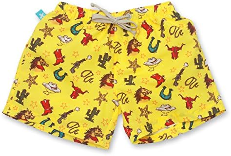 Little Boys and babies - Little Cow Boy - Swim Short - Elly La Fripouille® (6-12 months)