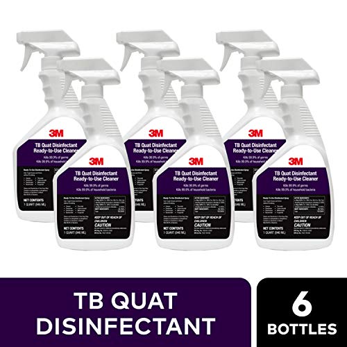 3M TB Quat Disinfectant ReadytoUse Cleaner, Kills 99.9 of Germs, 6
