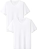 Lapasa Mens 2-Pack Undershirts Micro Modal V Neck