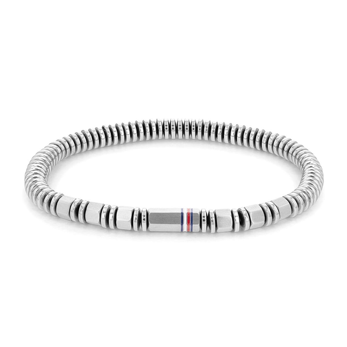 Tommy Hilfiger Jewelry Men's Hematite Beaded Bracelet - 2790381