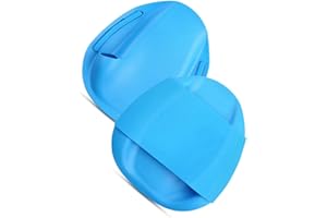 2Pieces Swim Techniques Enhancer Paddles High Elasticity Silicone Construction Training Gear for Pool Training Silicone Fin