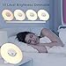 Sunrise Alarm Clock, LUNSY Wake Up Light, Sunrise Simulation Alarm Clock, LED Bedside Clock with Nature Sounds, FM Radio, Touch Control and USB Charger