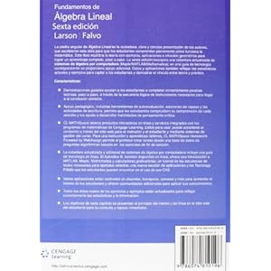 Fundamentos De Algebra Lineal (Spanish Edition)