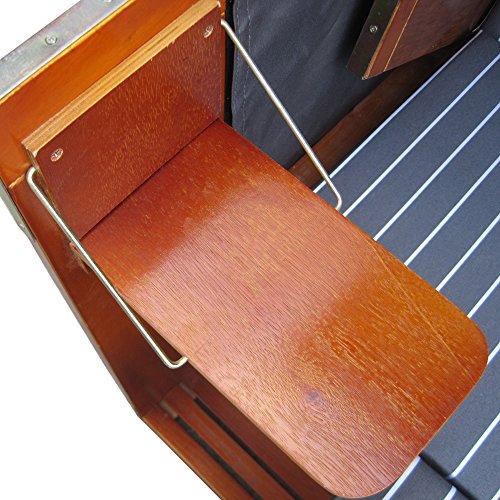 XINRO® XXL Volllieger Strandkorb Ostsee rot grün karo # wechselbare Bezüge # inkl. Strandkorbhülle – Bild 7