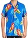 Men's Regular Fit Camp Palm Tree Short Sleeves Button Down Hawaiian Shirts Aloha