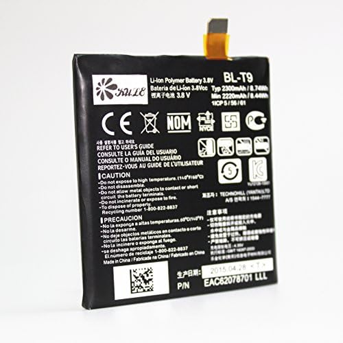KULE BL-T9 2300mAh Li-ion Polymer Battery Fit Flex Cable for LG Nexus 5 / D820 / D821