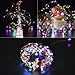 SOLARMKS 2 Pack Solar String Lights,33ft 100 LED Copper Wire Christmas Lights Outdoor Waterproof Garden Decoration for Patio, Gate, Yard, Party, Wedding, Christmas,Xmas Tree (Multicolor)