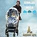 Anchor Life Stroller Rain Cover with Mosquito Net - Protects Babies from Sun, Wind, Rain, Snow, Dust - Breathable Bug Shield with Ventilation Lids