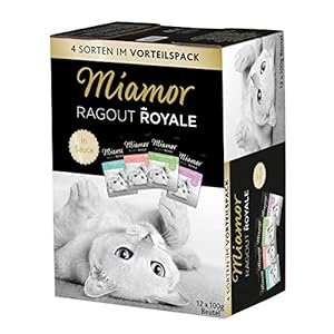 Miamor Ragout Royale vis- en vleesdiversiteit in saus multibox 12 x 100 g